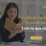 Fecha de declaración mensual Junio 2025