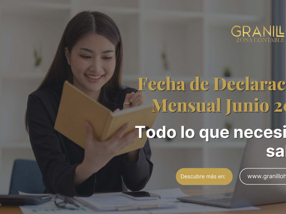 Fecha de declaración mensual Junio 2025
