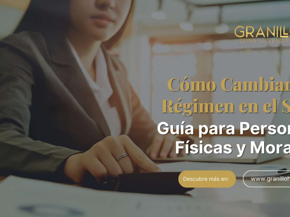 Cómo Cambiar de Régimen en el SAT