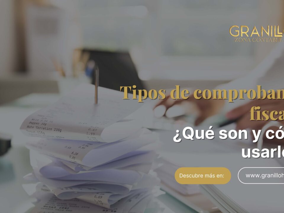 tipos de comprobantes fiscales
